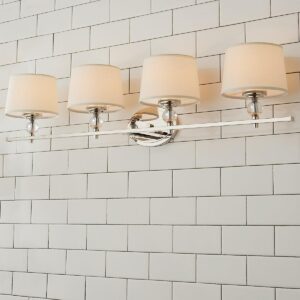Crystal Accent Vanity Light – 4 Light
