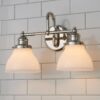 Montpelier Vanity Light – 2 Light – Milk