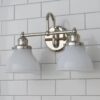 Montpelier Vanity Light – 2 Light – Milk – view 2