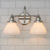 Montpelier Vanity Light – 2 Light – Milk – view 4