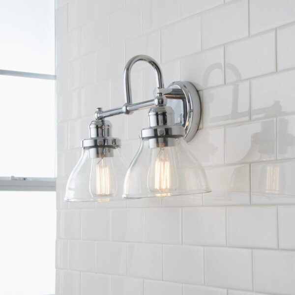 Montpelier Vanity Light – 2 Light – Clear – view 2