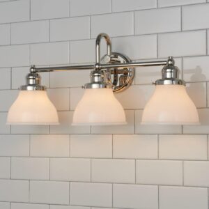 Montpelier Vanity Light – 3 Light – Milk