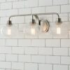 Seeded Globe Vintage Vanity Light – 3 Light