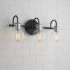 Vintage Arc Shade Vanity Light – 3 Light