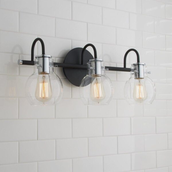 Vintage Arc Shade Vanity Light – 3 Light