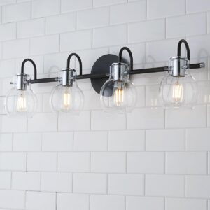 BS16107.0.BS16107KN Vintage Arc Shade Vanity Light – 4 Light