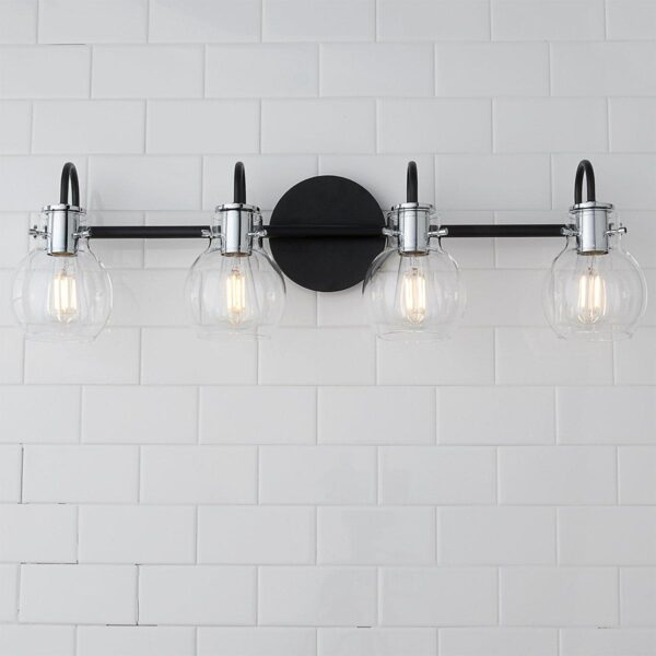 Vintage Arc Shade Vanity Light – 4 Light – view 4