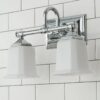 Refined Classic Vanity Light – 2 Light – Opal Glass – view 2
