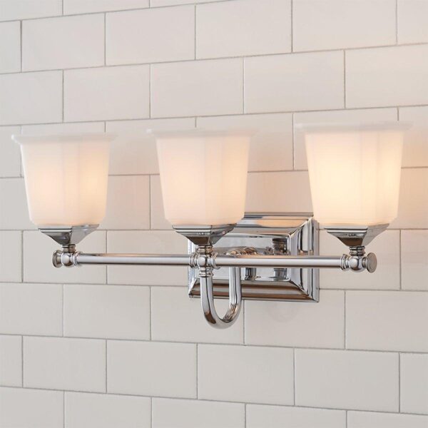 BS17002.1.BS17002CH Refined Classic Vanity Light – 3 Light – Opal Glass – view 2
