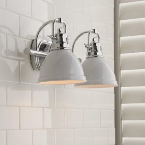 Classic Dome Shade Vanity Light – 2 Light