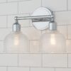 Prismatic Glass Vanity Light – 2 Light