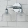 Prismatic Glass Vanity Light – 2 Light – view 2