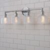 Prismatic Glass Vanity Light – 4 Light