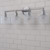 Prismatic Glass Vanity Light – 4 Light – view 2
