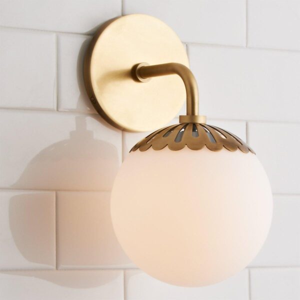 BS18033.0.BS18033AB Dewdrop Globe Sconce
