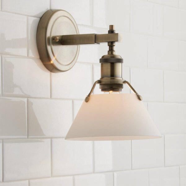 BS18069.0.BS18069WB Truncated Cone Shade Sconce