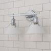 BS18070.1.BS18070WC Truncated Cone Shade Vanity Light – 2 light – view 2
