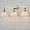 BS18071.0.BS18071WC Truncated Cone Shade Vanity Light – 3 light