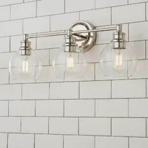 Volta Glass Vanity Light – 3 Light
