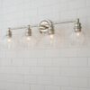 Volta Glass Vanity Light – 4 light