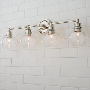 BS18076.0.BS18076PN Volta Glass Vanity Light – 4 light