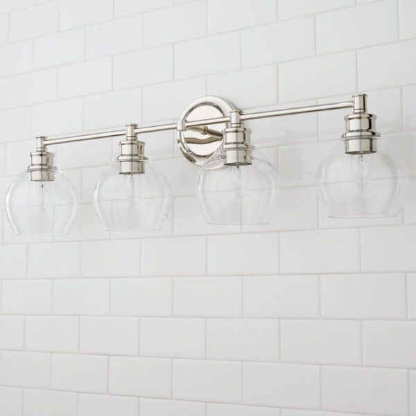 Volta Glass Vanity Light – 4 light – view 2