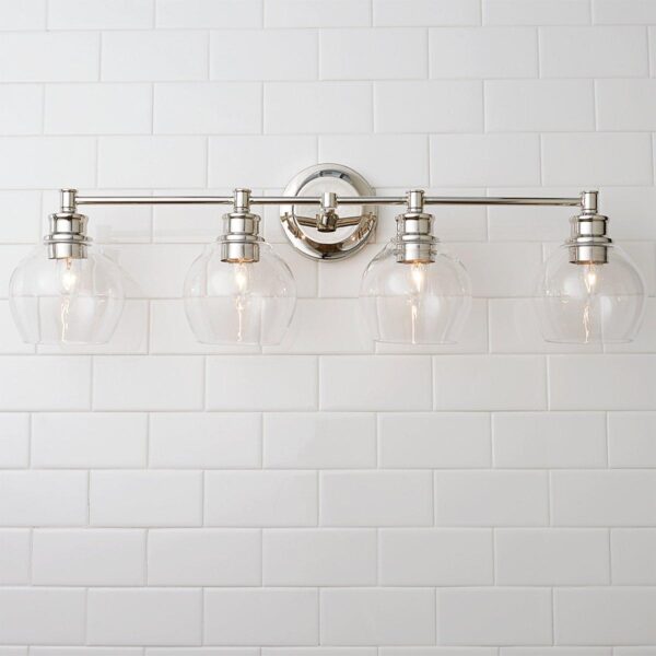Volta Glass Vanity Light – 4 light – view 4
