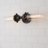BS18100.0.BS18100BZ Double Bullet Sconce – Large