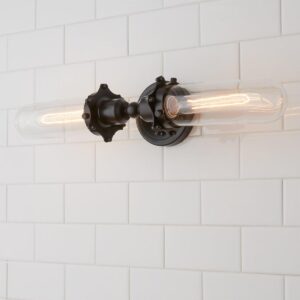 BS18100.0.BS18100BZ Double Bullet Sconce – Large