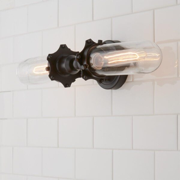 BS18100.2.BS18100BZ Double Bullet Sconce – Large – view 3