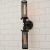 Mesh Double Cylinder Sconce
