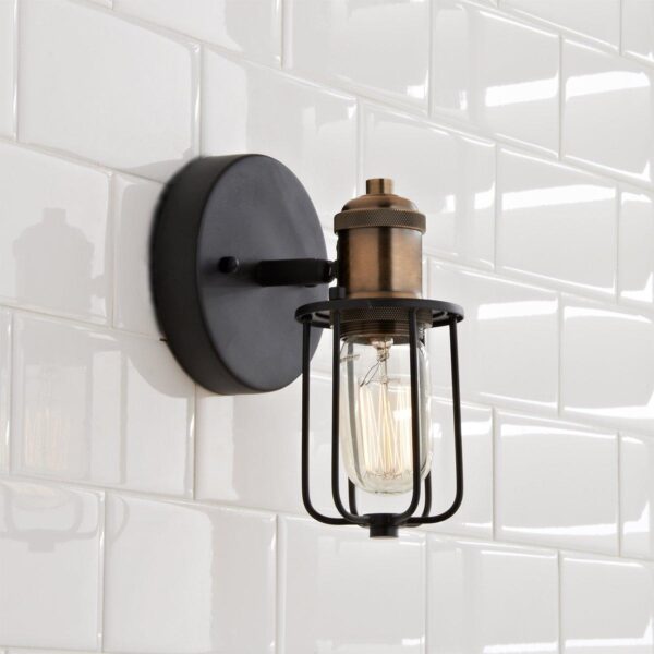 Warehouse Cage Bath Sconce – view 2