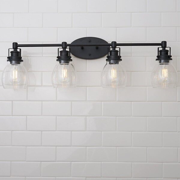 BS18128.3.BS18128BK Soft Seeded Vanity Light – 4 Light – view 4