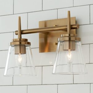 Tapered Spike Vanity Light – 2 Light