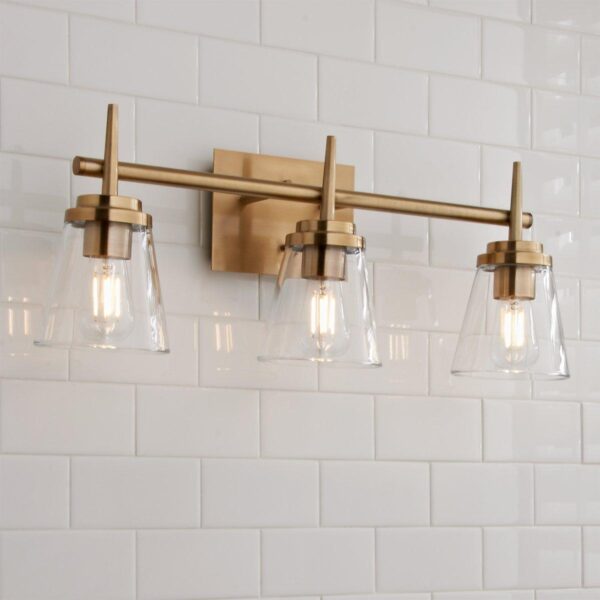 Tapered Spike Vanity Light – 3 Light