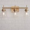 Tapered Spike Vanity Light – 3 Light – view 3