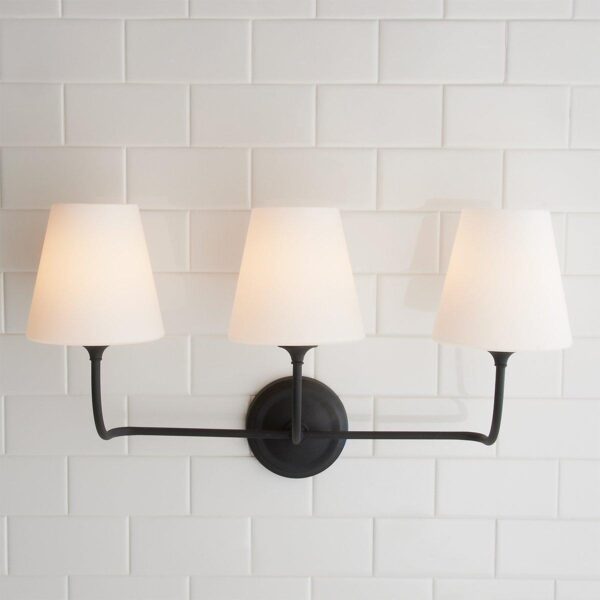 BS18147.3.BS18147BK Modern Charleston Vanity Light – 3 Light – view 4