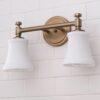 BS18167.1.BS18167AB Mercer White Glass Vanity Light – 2 Light – view 2