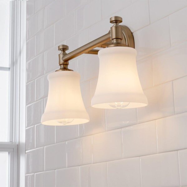 BS18167.2.BS18167AB Mercer White Glass Vanity Light – 2 Light – view 3