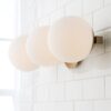 BS18176.2.BS18176AB Modern Milky Globe Vanity Light – 3 Light – view 3