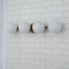 Modern Milky Globe Vanity Light – 4 Light – view 2