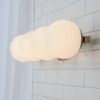 Modern Milky Globe Vanity Light – 4 Light – view 3