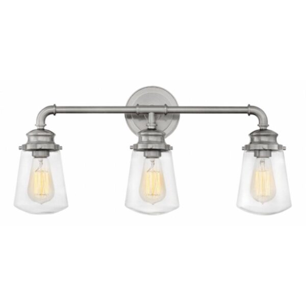 Industrial Minimalism Vanity Light – 3 Light