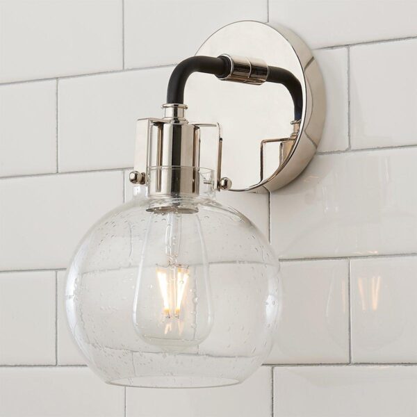 Hinley Seeded Glass Sconce
