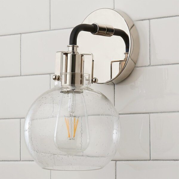 Hinley Seeded Glass Sconce – view 2