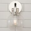 Hinley Seeded Glass Sconce – view 4