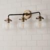 BS18307.1.BS18307KB Mod Mix Clear Globe Vanity Light – 3 Light – view 2
