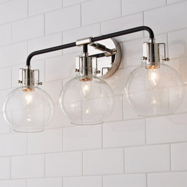 BS18309.0.BS18309KN Hinley Seeded Glass Vanity Light – 3 Light