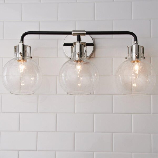 BS18309.3.BS18309KN Hinley Seeded Glass Vanity Light – 3 Light – view 4
