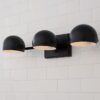 BS19186.0.BS19186BK Just Enough Retro Vanity Light